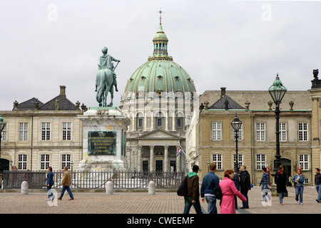 Dänemark, Kopenhagen, Schloss Amalienborg Stockfoto