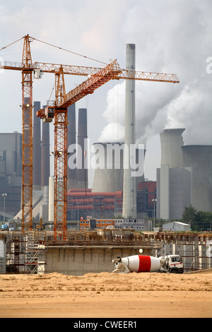 RWE Kraftwerk BoA 2 und 3, Grevenbroich, Neurath Stockfoto