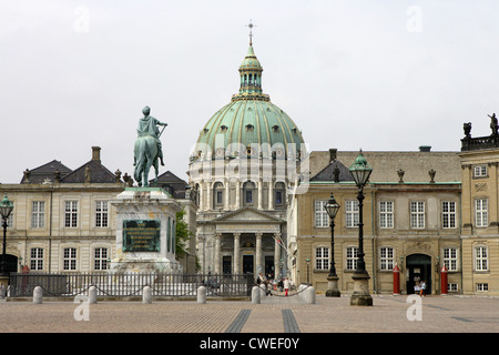 Dänemark, Kopenhagen, Schloss Amalienborg Stockfoto