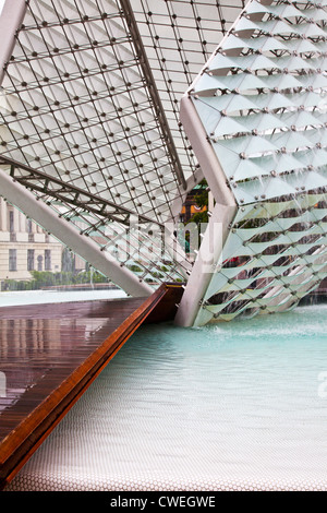 Der Freiheit-Brunnen, Fontanna Wolnosci, eröffnet im Mai 2012 in Freiheitsplatz, Plac Wolnosci, Poznan, Polen Stockfoto