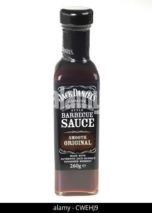 Jack Daniels Barbecue-Sauce Stockfoto
