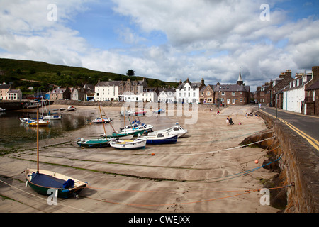 Der Hafen von Stonehaven Aberdeenshire-Schottland Stockfoto