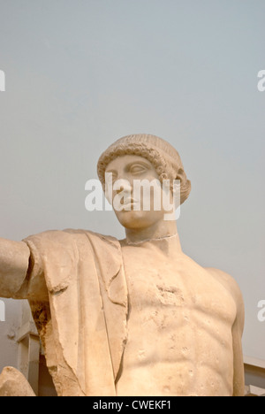 Apollo, der Westgiebel von dem Tempel des Zeus in Olympia, Stockfoto