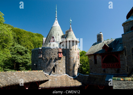 Castell Coch, Tongwynlais in der Nähe von Cardiff, South Wales, Vereinigtes Königreich Stockfoto