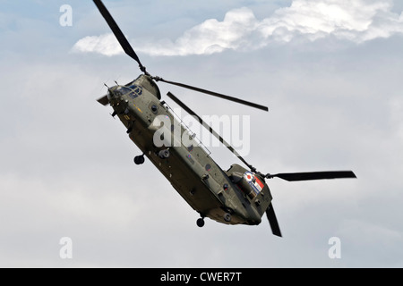 Boeing CH47 Chinook Schwergut-Hubschrauber Stockfoto