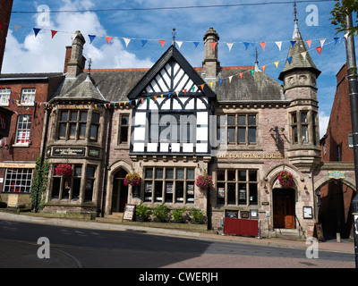 Das Kontor, ehemalige Nat West Bank, jetzt ein J D Gasthaus Pub in Congleton Cheshire UK Stockfoto