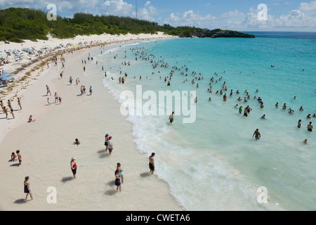 Horseshoe Bay Beach, Bermuda Stockfoto