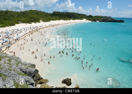 Horseshoe Bay Beach, Bermuda Stockfoto