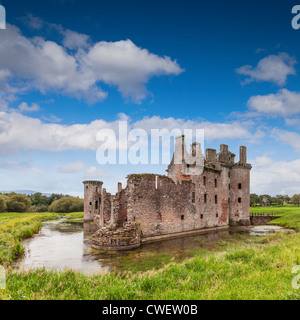 Caerlaverock Castle, Dumfries and Galloway, Schottland. Stockfoto