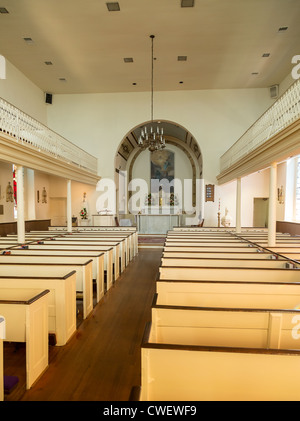 Innenraum der St. Ignatius älteste verwendet ununterbrochen Kirche in den USA Stockfoto