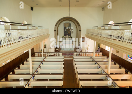 Innenraum der St. Ignatius älteste verwendet ununterbrochen Kirche in den USA Stockfoto