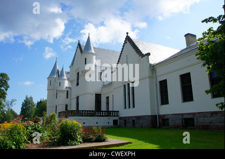 Die Burg im Osten Estlands. Alatskivi Stockfoto