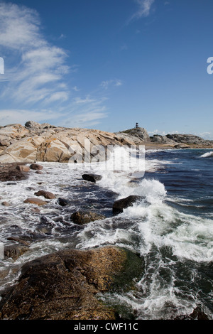 Küstenlandschaften von Hvaler in Norwegen! Stockfoto