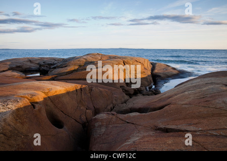 Küstenlandschaften von Hvaler in Norwegen! Stockfoto