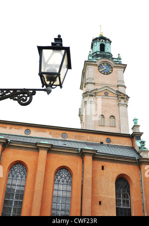 Stockholm, Schweden - 15. Dezember 2011: typische Straße mit moderner Architektur in Södermalm, einem Stadtteil im Zentrum von Stockholm Stockfoto