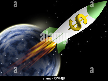 Raumschiff Stockfoto