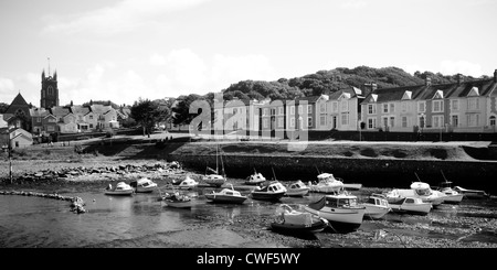 Aberaeron Hafen, Ceredigion, Westwales Stockfoto