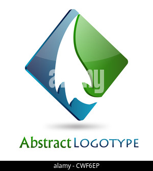 Abstrakt-Firmenlogo Stockfoto