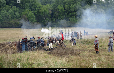 American Civil War Reenactment Stockfoto