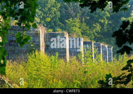 Schoharie Aquädukt auf den Erie-Kanal, Mohawk Valley, New York State Stockfoto