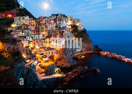 Manarola, Cinque Terre, Italien Stockfoto