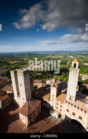 San Gimignano, Siena, Toskana, Italien Stockfoto