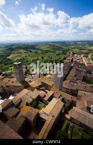 San Gimignano, Siena, Toskana, Italien Stockfoto