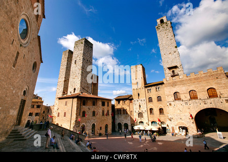 San Gimignano, Siena, Toskana, Italien Stockfoto