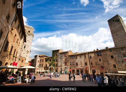 San Gimignano, Siena, Toskana, Italien Stockfoto