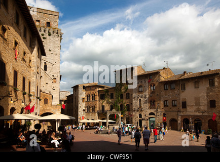 San Gimignano, Siena, Toskana, Italien Stockfoto