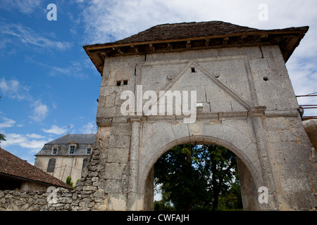 Ein Weingut in der beliebten Region Bordeaux, in der Dordogne, Südfrankreich Stockfoto