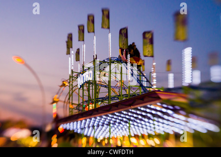 Dies ist ein Bild-Fahrgeschäfte und fährt bei der Canadian national Exhibition. Stockfoto
