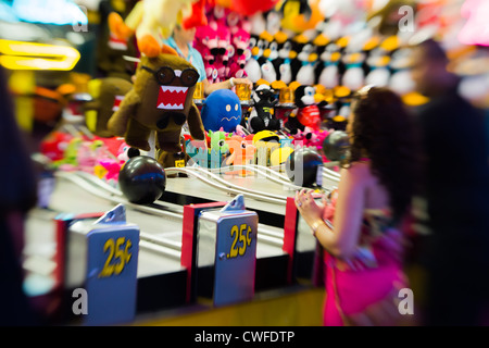 Dies ist ein Bild-Fahrgeschäfte und fährt bei der Canadian national Exhibition. Stockfoto