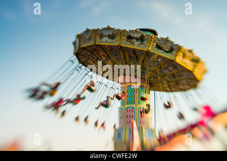 Dies ist ein Bild-Fahrgeschäfte und fährt bei der Canadian national Exhibition. Stockfoto