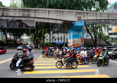 Die Innenstadt von Kuala Lumpur Stockfoto