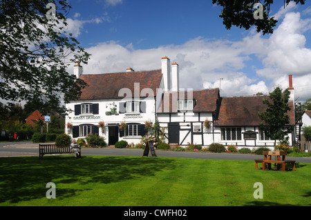 Der grüne Drache, in Sambourne, Warwickshire, England Stockfoto