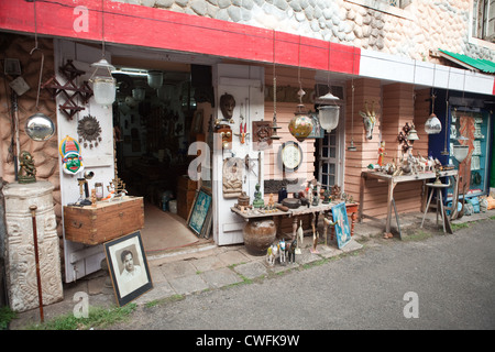 Geschäfte in Jew Town, Fort Cochin Stockfoto