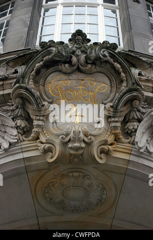 Haupteingang der Strafgerichtshof (ICC) Berlin-Moabit Stockfoto