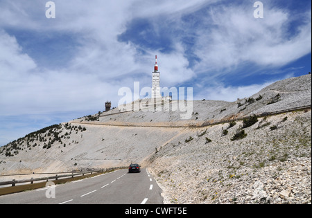 Mont Ventoux in der Provence im Süden Frankreichs einen Berg Stockfoto