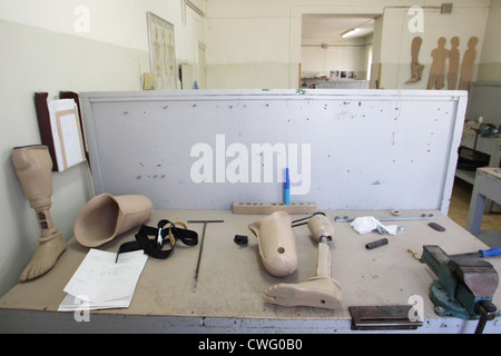 GEFPOR orthopädische Werkstatt Stockfoto