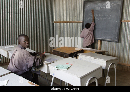 Bildungschancen für Straßenkinder in Don Bosco Langata Stockfoto