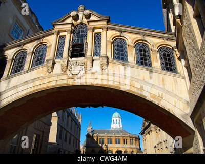 Die Replik Seufzerbrücke, Hertford College, Oxford 3 Stockfoto