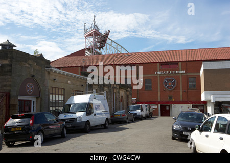 Herz von Midlothian Herzen Fußball Club Tynecastle Stadium Edinburgh, Schottland, England, Vereinigtes Königreich Stockfoto