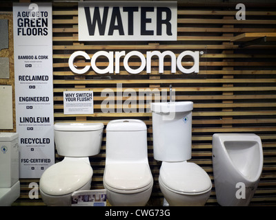 Eco-freundliche Toiletten Stockfoto