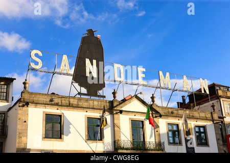 Sandeman Avenida Diogo Leite Vila Nova de Gaia Porto Portugal Stockfoto