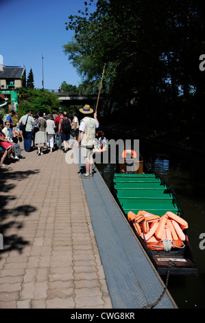 Les Hortillonnages, Viermastbark Kornett, Amiens, Somme, Picardie, Frankreich Stockfoto