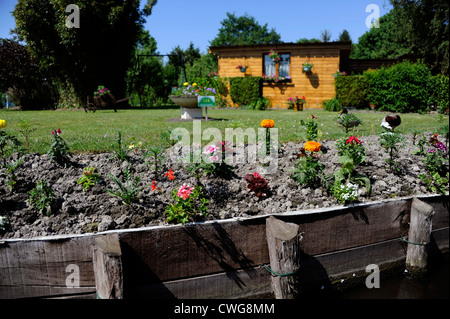 Les Hortillonnages, Amiens, Somme, Picardie, Frankreich Stockfoto