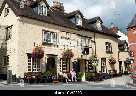 Das Wheatsheaf Inn, Ludlow, Shropshire Stockfoto