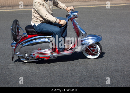 Internationale Scooter Rally in Ryde auf der Isle Of Wight Stockfoto