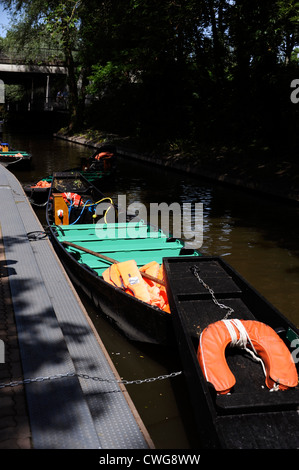 Les Hortillonnages, Viermastbark Kornett, Amiens, Somme, Picardie, Frankreich Stockfoto